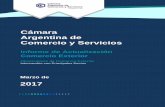 Cámara Argentina de Comercio y Servicios - Marzo de 2017.pdf · 2017-04-04 · a excepción de Combustibles y Energía, que registró una suba de 43,7%, el resto presentó un comportamiento