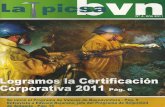 evn NO 4. Año 2011 Logramos la Certificación Corporativa ...ergoconsulting.com.pe/wp-content/uploads/2014/01/... · Buenaventura (D.S. 055-2010-EM), se realizó en nuestra Unidad