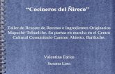 “Cocineros del Ñireco”centroetnosalud.com/trabajos/Taller_Recuperacion.pdf“Cocineros del Ñireco”Taller de Rescate de Recetas e Ingredientes Originarios Mapuche-Tehuelche.