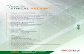 PL - TEMARIO ETHICAL HACKING - Peru Linux€¦ · Introducción al Ethical Hacking Amenazas a la seguridad de la información y vectores de ataque. Conceptos de hacking y tipos. Fases