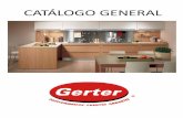Catálogo Gerter GENERALGERTER es una empresa dedicada a la fabricación de cubiertas, puertas y muebles para cocina. La planta se ubica en Dolores Hidalgo, Guanajuato, donde contamos