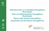 Introducción a la Gestión Energética Municipal. Plan de ... · energia ,costes y emisiones de co 2 propuesta esco 6% distribuciÓn de consumo elÉctrico (kwh/año) 13% 17% 4% 13%