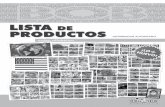 LISTA DE PRODUCTOS · Monografía M132 Historia de la bandera mexicana 1 (24 de febrero) Monografía M772 Historia de la bandera mexicana 2 ... patrios Monografía M409 Bandera nacional