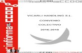 VICARLI HANDLING S.L. CONVENIO COLECTIVO 2016-2018 · 2017-04-05 · 4 RESOLUCIÓN 52C/2016, de 4 de julio, de la Directora General de Política Económica y Empresarial y Trabajo,