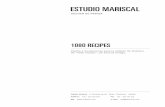 1080 RECIPES - mariscal.com · libro-objeto con el valor artístico de las ilustraciones de Mariscal, y recurre a Estudio Mariscal para su diseño. Al abordar su diseño decidimos