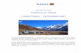 Trekking en Nepal - Scapha, naturaleza, cultura y aventura · El ascenso se realiza por un camino escabroso y empinado, pero que gratifica con las magníficas vistas de Himal Chuli,