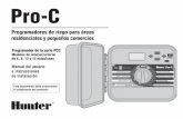 Programador de la serie PCC - Hunter IndustriesConecte una pila alcalina de 9 voltios (no incluida) a los terminales correspondientes y coloque el compartimento de la pila en su lugar