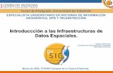 Introduccción a las Infraestructuras de Datos Espaciales.downloads.gvsig.org/download/documents/reports/... · - Una IDE es un conjunto de servicios que ofrecen una serie de funcionalidades