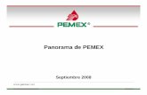 Panorama de PEMEXri.pemex.com/files/content/dcf_pemex_outlook_080923_e1.pdf5 Global Nacional 3er productor de crudo en el mundo. 11a compañía integrada a nivel mundial.(1) 11a en