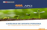 Catálogo de Oferta Peruana de Cooperación Técnica ... · 3.4. Cursos, seminarios de corta duración: ☒ 3.5 Estudios e Investigación conjunta (Indicar en que temas): - Desarrollo