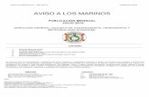 AVISO A LOS MARINOS - digaohm.semar.gob.mxAviso a los Marinos (211 - 253) /07/15 Publicación No.07 Sección 1 1. NOTAS EXPLICATIVAS. GENERALIDADES. Los rumbos son verdaderos y se