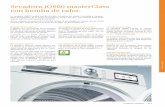 Secadora iQ800 masterClass con bomba de calor. 2016.pdf · dad mide la conductividad de la ropa mojada y determina así el grado de humedad durante todo el ciclo. Con este sensor