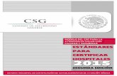 MODELO DEL CSG PARA LA ATENCIÓN EN SALUD CON CALIDAD … · Consejo de Salubridad General | Sistema Nacional de Certificación de Establecimientos de Atención Médica 0 2015. MODELO