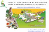 PLAN DE ACCION - Gobierno Regional Cajamarca · de Cajamarca. PASO 5: Octubre 2014 Presentación y difusión del POT Regional ... Informe sobre gestión de normas regionales y nacionales