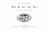 W. E. RETANA RIZAL · y: escritos del DL José Rizal. Aquest volumet n'es un extracte fet pel mateix autor. Gracies a ramabilitat exqui sida del nostre amic Sr. Retana) podem publicar-lo,