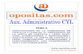 TEMA 8 - Opositas · 2019-11-09 · AUX.ADMINISTRATIVO DE CASTILLA Y LEÓN C/ Maestra Balbina Cerdeño, nº4. Avda. Puerta de Madrid, 15 (pasaje) Puente Genil Andújar Página 2 TEMA