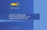 Informe Estadístico Trimestral · El presente Informe Estadístico Trimestral tiene por objeto exponer, de manera gráfica y descriptiva, la evolución de distintas variables estadísticas