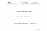 MANUAL DE FUNCIONES DIRECCION EJECUTIVA · PROCESO Administrativo Código Documento ADM-ASS-02 PROCEDIMIENTO Manual de Funciones Versión No. 1 de 2017 Página 6 de 55 Requisitos