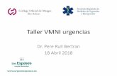 Taller VMNI urgencias - Comib · 2018-05-14 · Taller VMNI urgencias Dr. Pere Rull Bertran 18 Abril 2018 . SOCRATIVE. COGED EL TLF 1 Primera pregunta Socrative. VENTAJAS INCONVENIENTES
