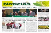 Noticias - Universidad Técnica Estatal de Quevedo · Luego de conocerse los resultados, docentes felicitaron al nuevo rector de la UTEQ, Dr. Eduardo Díaz (arriba). Las elecciones