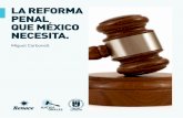 LA REFORMA PENAL QUE MÉXICO NECESITA. - Sala de Juicios Orales · 2018-06-21 · 11 La reforma penal que México necesita. 1.TIEMPOS DIFÍCILES. México está viviendo tiempos convulsos.