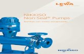 NIKKISO Non-Seal Pumps · E-Monitor es el dispositivo más avanzado de su tipo en la industria. Ventajas 02 NIKKISO Bomba Non-Seal — Ventajas Bajo nivel de ruido y vibraciones ...