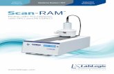 Scan-RAM · Convertidor de analógico a digital incorporado Esta característica del Scan-RAM convierte señales analógicas de otros digitales para su uso con el software Laura.