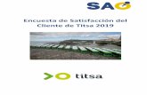 Encuesta de Satisfacción del Cliente de Titsa 2019 · La implantación de referentes de calidad, la evaluación del nivel de adecuación a la calidad objetivo del operador, el conocimiento