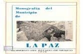 Monografía del Municipio - Monografiasmexiquensesmonografiasmexiquenses.mx/kiosco/pdf/LaPaz_1975.pdf · Es e, Municipio de La Paz del actual Distrito de Texcoco, el más cercano