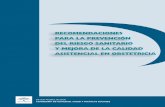 Recomendaciones Obstetricia 2013...RECOMENDACIONES PARA LA PREVENCIÓN DEL RIESGO SANITARIO Y MEJORA DE LA CALIDAD ASISTENCIAL EN OBSTETRICIA 5-Informe del resultado de las pruebas