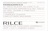 Rilce 27-1R3.qxd:Maquetación 1 - Universitat de València · preceptiva dramÁtica del siglo de oro: teorÍa y prÁctica ignacio arellano. lo trÁgico y lo cÓmico mezclado: de mezclas