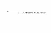 Artículo Maestría - SciELO Colombia · 2016-10-27 · por parte de la jurisprudencia y de la doctrina más relevante. 1.1. Autoridades indígenas Una gran variedad de usos y costumbres