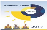 Memoria Anual/ 2017 - CREDISOL...Memoria Anual/ 2017 5 Nuestra Historia Labrador. Programas de Agricultura Debido a la asociación que efectuaba la población de la CREDISOL, nace