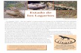 Estado de los Lagartos - PARC · Las preocupaciones por especies invasoras para los lagartos son numerosas, y esta categoría de amenaza se superpone con otras dos categorías de