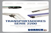 TRANSPORTADORES SERIE 2200 - Dorner Conveyors · Motor Universal y paquete de montaje Configurador en línea de uso rápido y simple Las mejores transferencias de productos de la