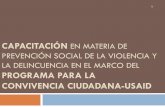 Prevención de la Violencia - Mexico SOSmexicosos.org/descargas/dossier/estudios/modulo_I.pdf · 2017-08-29 · Datos de América Latina y el Caribe En la región se concentra casi