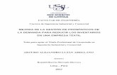 Mejora de la gestión de pronósticos de la demanda para ...repositorio.usil.edu.pe/bitstream/USIL/3475/1/2017_Lujan-Arellano.pdf · pago por horas extras de trabajo a los operarios