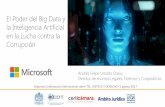 El Poder del Big Data y la Inteligencia Artificial en la ... · Segunda Conferencia Internacional sobre TIC, JUSTICIA Y DERECHO- 1 agosto 2017 El Poder del Big Data y la Inteligencia