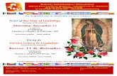 Feast of Our Lady of Guadalupe · Adviento me recuerdan las palabras del papa Francisco: “el tiempo de Adviento, que de nuevo ... mos una nueva oportunidad de salir al encuentro