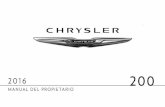 2016 Chrysler 200 Owner's Manual...llave de emergencia, que se almacena en la parte posterior de la llave a distancia. La llave de emergencia permite la entrada en el vehículo si
