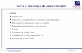 TraspasTema7.ppt [Modo de compatibilidad]repositori.uji.es/xmlui/bitstream/10234/171674/1/TrasparenciasTema7.pdfEl reloj El sistema de E/S en Linux ... Controladores de dispositivos: