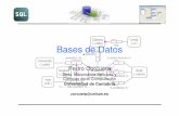 Bases de Datos - unican.es• Esquema , la estructura lógica de la base de datos – Ejemplo: La base de datos se compone de información acerca de un grupo de clientes y cuentas,