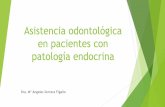 Asistencia odontológica en pacientes con patología endocrinaalojamientos.us.es/apespeciales/pdf/Tema6-E-18-19.pdfDiabetes insípida Enfermedad en la que se ingiere gran cantidad
