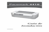 Pacemark 4410 - my.okidata.commy.okidata.com/mandown.nsf/0be34ca0aa48edcf8525722c00691e4f...Pacemark 4410 Œ Guía de Instalación Es-3 La impresora OKI ha sido diseñada cuidadosamente