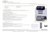 Tiempo y Línea del producto: Relojes checadores electrónicos …s/amano/PIX25.pdf · 2019-01-29 · Reloj checador electro mecánico atómico con cambio de hora automático para