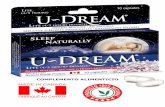 COMPLEMENTO ALIMENTICIOtecnotraum.com/wp-content/uploads/2017/08/U-Dream.pdf · U-DREAM® Noche Completa (Full Night) le ayuda a conciliar el sueño con facilidad (7-8h). Registro