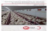 2017-2019ugtfica.cat/wp-content/uploads/convenis/Agrari i... · 2017-2019 FICA Industria, Construcción y Agro Convenio Colectivo Estatal para las Industrias de Granjas Avícolas