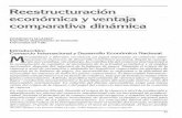 Reestructuración económica y ventaja comparativa dinámicabibliotecadigital.univalle.edu.co/bitstream/10893/8064/1/reestructuracion.pdf · opiniones y de políticas másfavorables