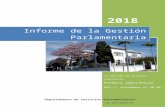 Informe de la Gestión Parlamentaria · Web viewEste documento es un producto de la Unidad de Análisis de la Gestión Parlamentaria del Departamento de Servicios Parlamentarios,