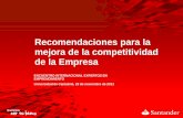 Recomendaciones para la mejora de la competitividad de la ... 7_Miguel Pelaez.pdf · mejora de la competitividad de la Empresa ... la utilización de todos los servicios necesarios